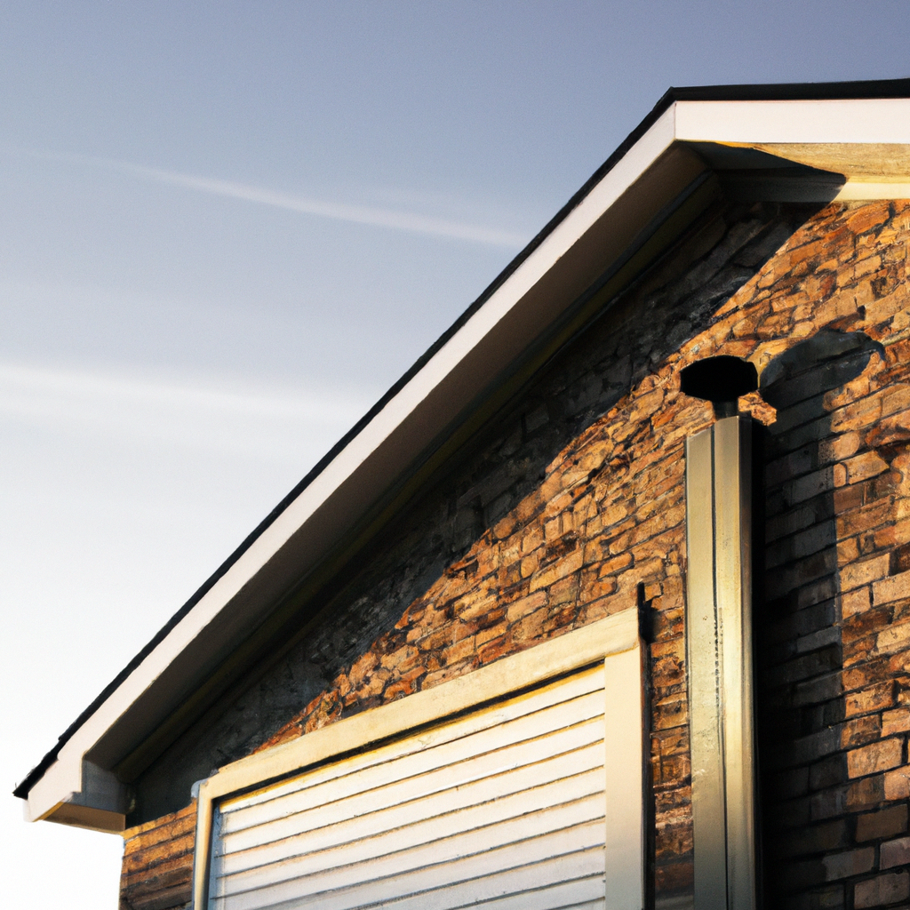 Canadian home exterior with a clean chimney under clear sky